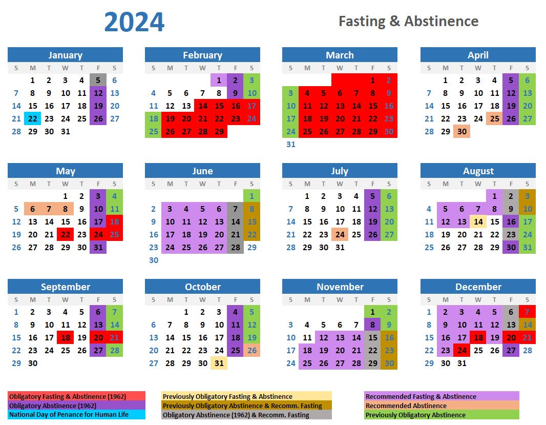 Western Rite Orthodox Fasting Calendar 2024 Caria Corrina